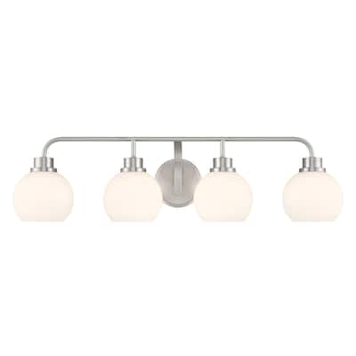 Bellevue SHBF77582 4 Light 32" Wide Vanity Light with Opal Glass