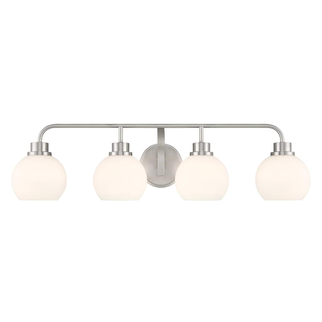 Bellevue SHBF77582 4 Light 32" Wide Vanity Light with Opal Glass
