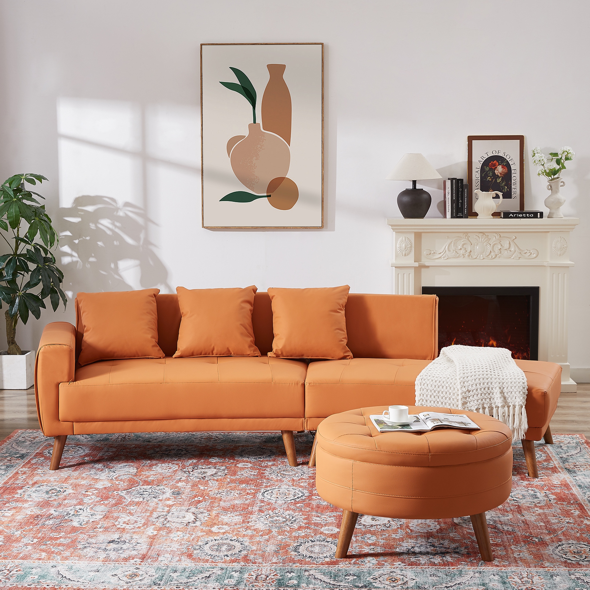 3 seater pu leather sofa discount