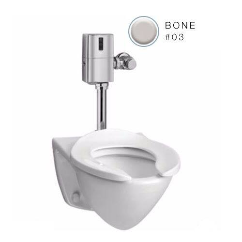 Shop Toto Ct708e Commercial One Piece Elongated Wall Mounted Toilet With 1 1 2 Top Spud Inlet Less Seat Overstock 16706465