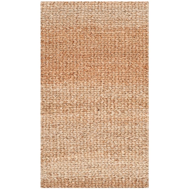 SAFAVIEH, Handmade Natural Fiber Valery Casual Solid Jute Rug - 2' x 3' - Natural