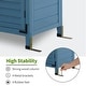 preview thumbnail 23 of 43, MCombo Small Outdoor Storage Cabinet Shed with Double Doors (24.6" x 18.3" x 38.2"), Wooden 0985