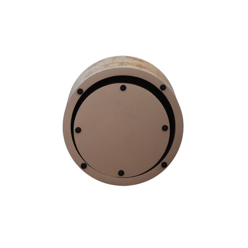 Nesting Coffee Table Set of 2, Modern Round Coffee Table, Wooden Circle Accent Tables for Small Spaces, Living Room