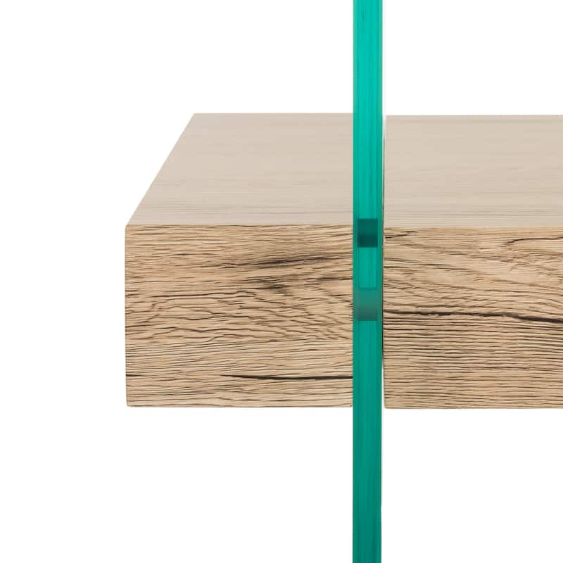 SAFAVIEH Kayley Modern Glass Coffee Table - 43.3" x 23.6" x 16.5"