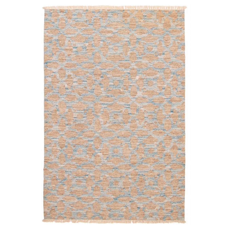 Ankara Blue Kilim 5'1" x 8'0" - 5'1 x 8'0 - Blue - 5'1 x 8'0