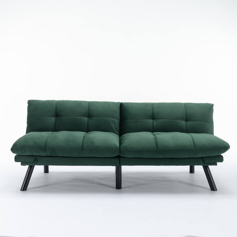 Modern Convertible Sofa Bed - Emerald