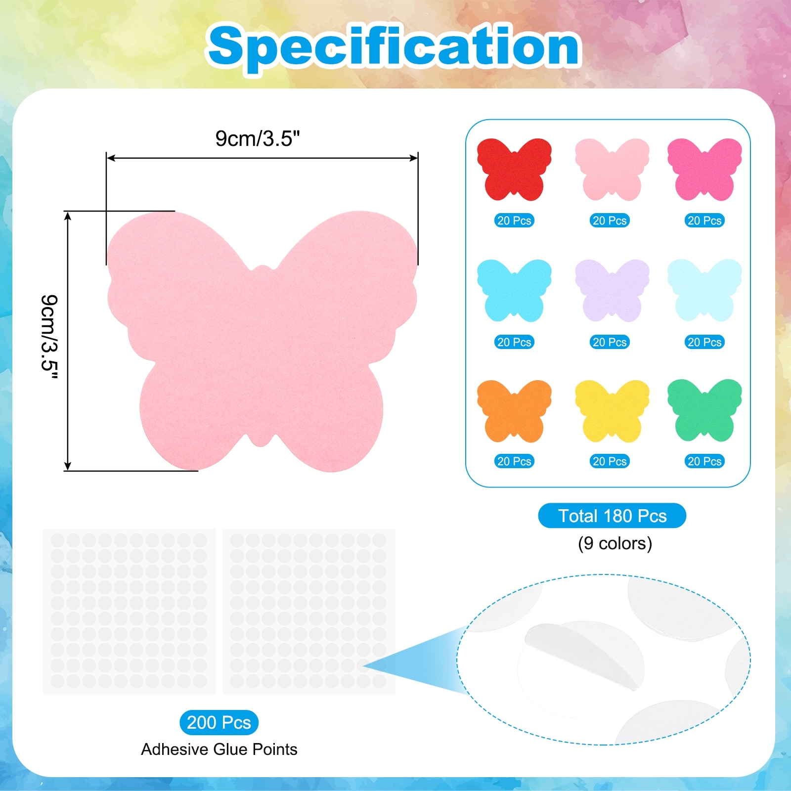 Bulletin Cutouts Paper, Bulletin Board Paper Cut Outs Decorations with Adhesive Points