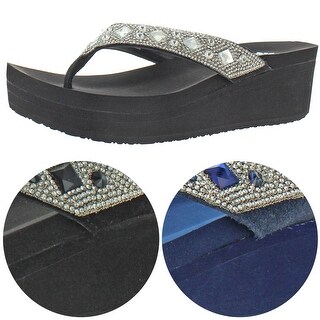 embellished slip on sandals