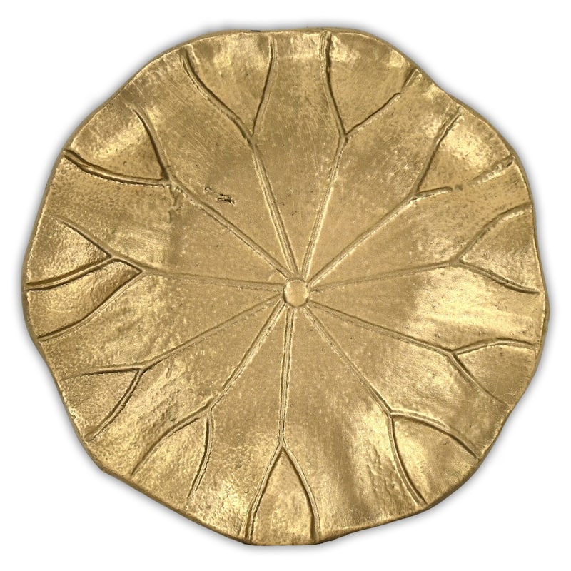 Hypatia 5.75" Cast Iron Lily Pad Catchall Tray - Gold - N/A