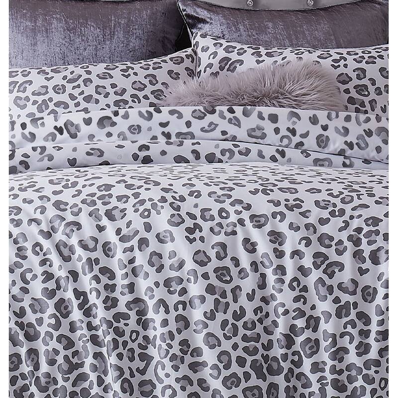 Juicy Couture Pearl Leopard Comforter Sets, Grey On Sale Bed Bath & Beyond 32263427