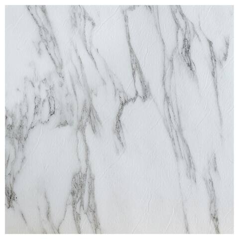 Achim Nexus Bianco Marble 12x12 Vinyl Floor Tile (20 Tiles/20 sq. ft.)