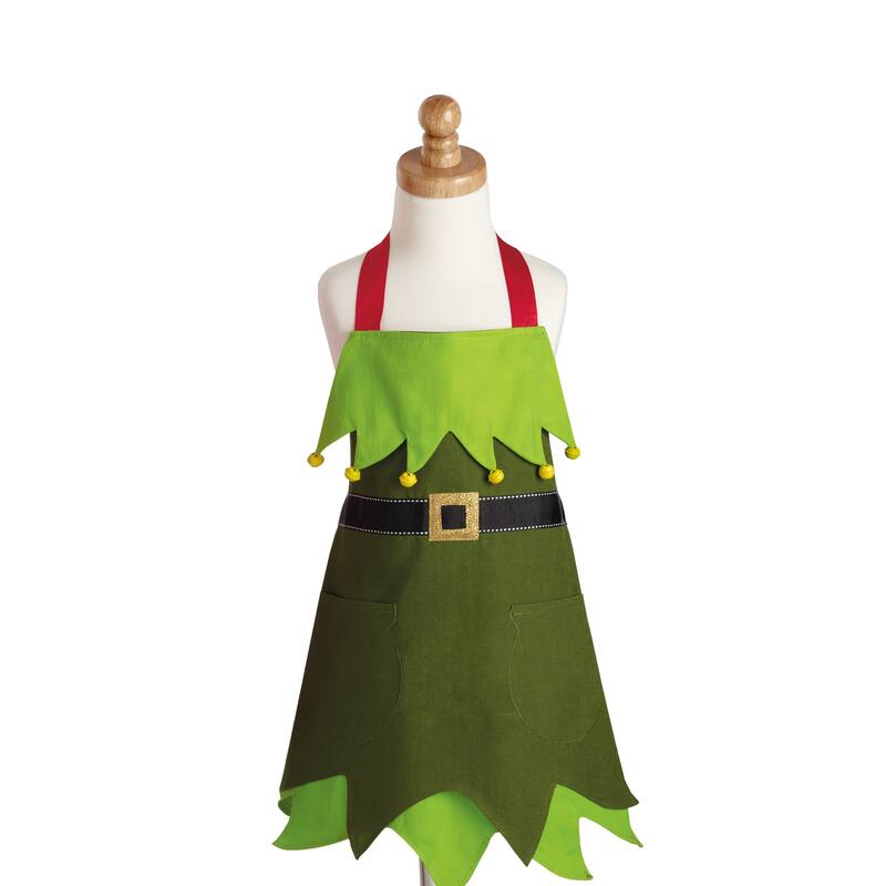 Design Imports Christmas Plaid Chef Kitchen Apron