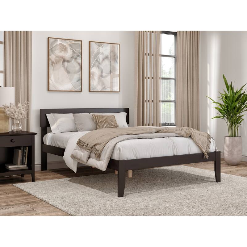 Boston Full Platform Bed in Espresso