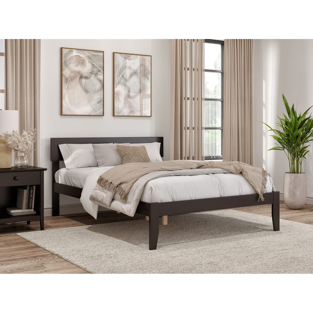 Boston Full Platform Bed in Espresso