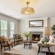 preview thumbnail 7 of 21, 19.69'' Boho Rattan Caged Ceiling Fan