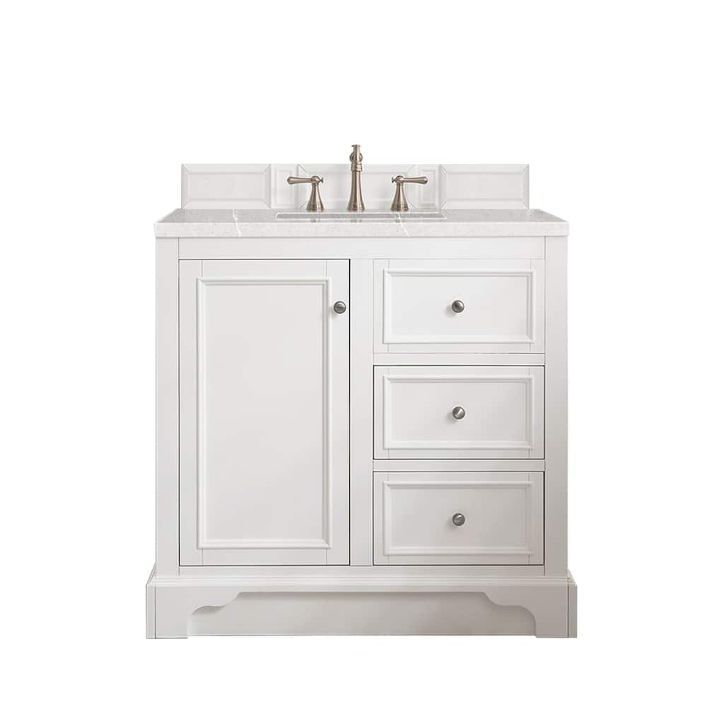 James Martin Vanities De Soto 36" Single Vanity, Bright White