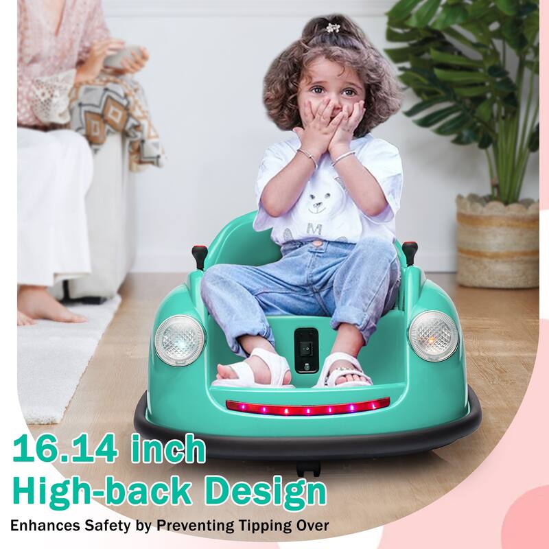 12V Kids Ride On Bumpin Bumper Car 360 Degree Spin