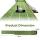 preview thumbnail 12 of 17, Costway Putting Green Practice Golf Putting Mat with Auto Ball Return
