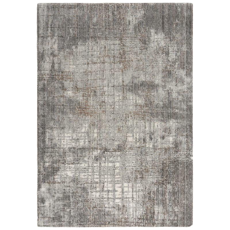 Alora Decor Cara Transitional Gray Recycled Polyester Area Rug