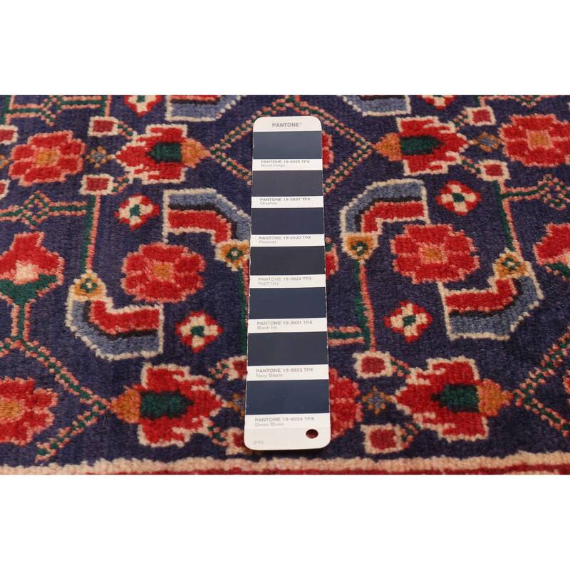 ECARPETGALLERY Hand-knotted Andelz Navy Wool Rug - 3'6 x 12'10
