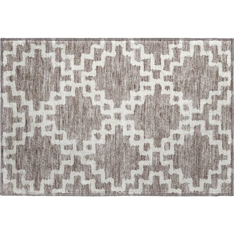 Premium Washable Super Soft Geo Trellis Mayfield Rug