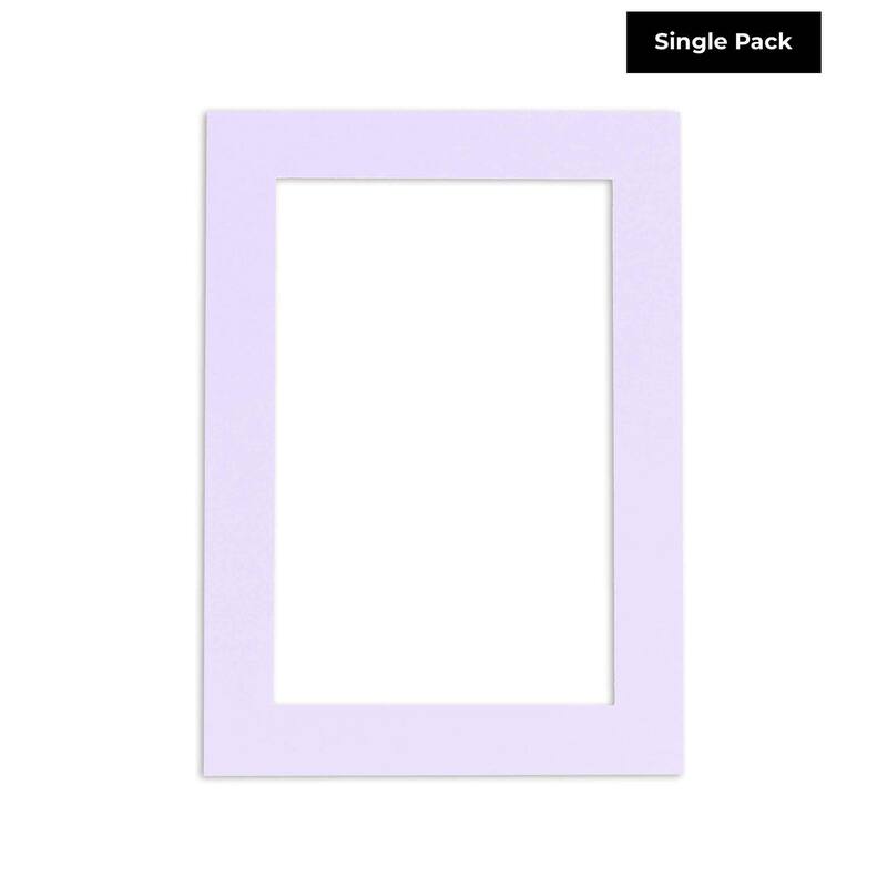 13x19 Mat for 16x20 Frame Precut Mat Board AcidFree Light Purple