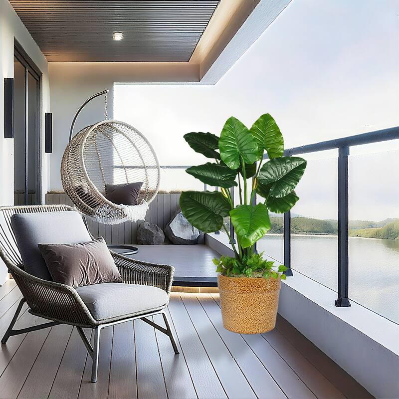 Anmytek Handmade Ceramic Planter Set of 3 for Orchids Indoor Plants