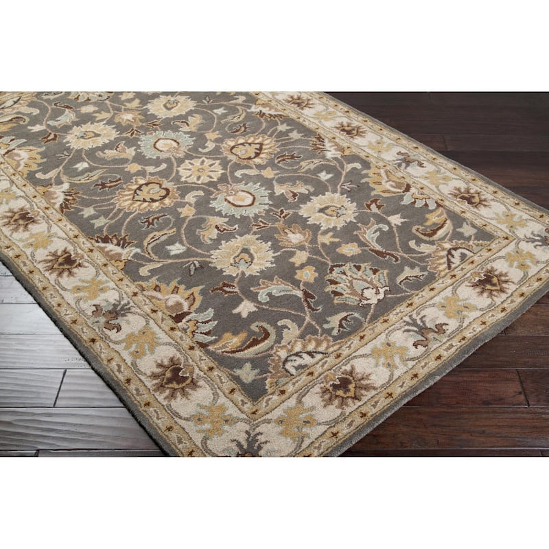 Livabliss Caesar Updated Traditional Border Area Rug.