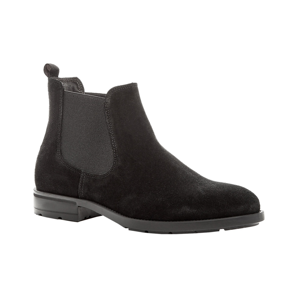 OSSTONE Men Chelsea Ankle Boots Leather Crocodile Print Chukka Motorcycle Boots with Side Zipper Heel Retro Dress Boots JY020