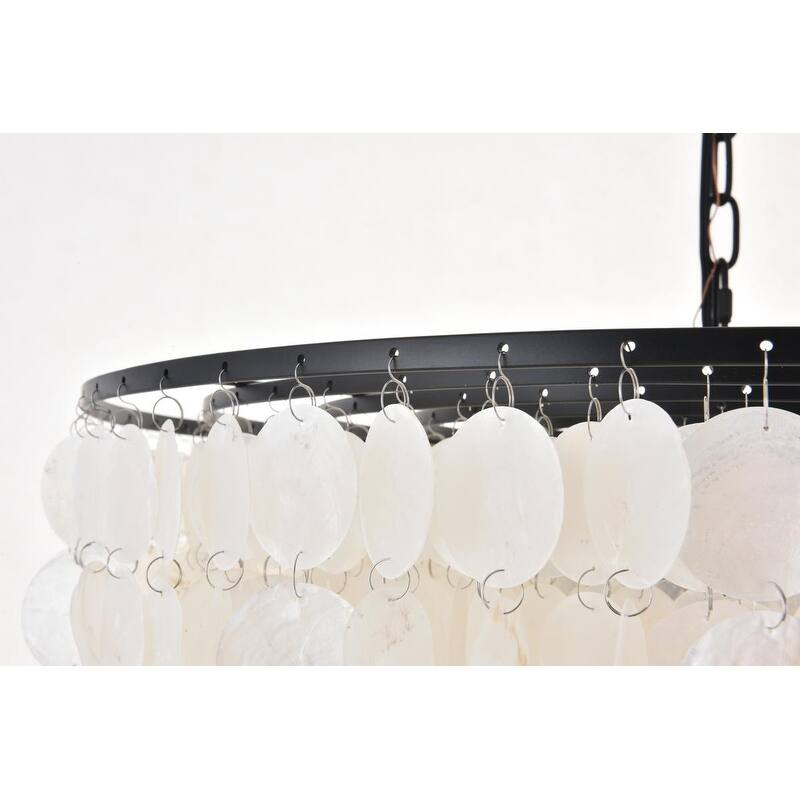 Selene 4-light Brass Ceiling Pendant Chandelier