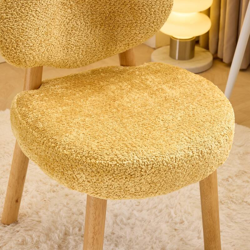 Cloud Puff Soft Accent Chair – Cozy Vanity & Lounge Chair
