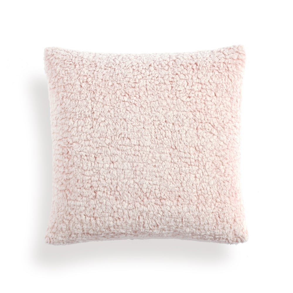 Lush Decor Cozy Soft Sherpa Reversible Decorative Pillow Cover