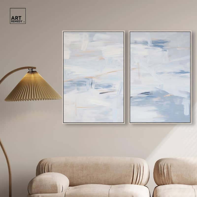 Frozen in Time I Canvas Set of 2 by Art Remedy