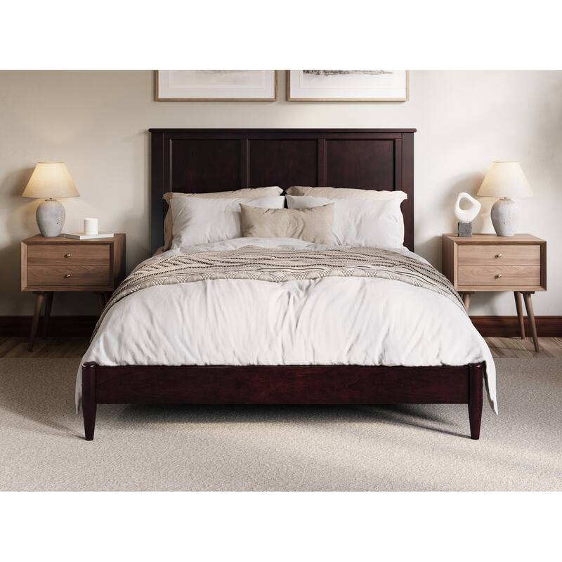 Charlotte Solid Wood Low Profile Platform Bed