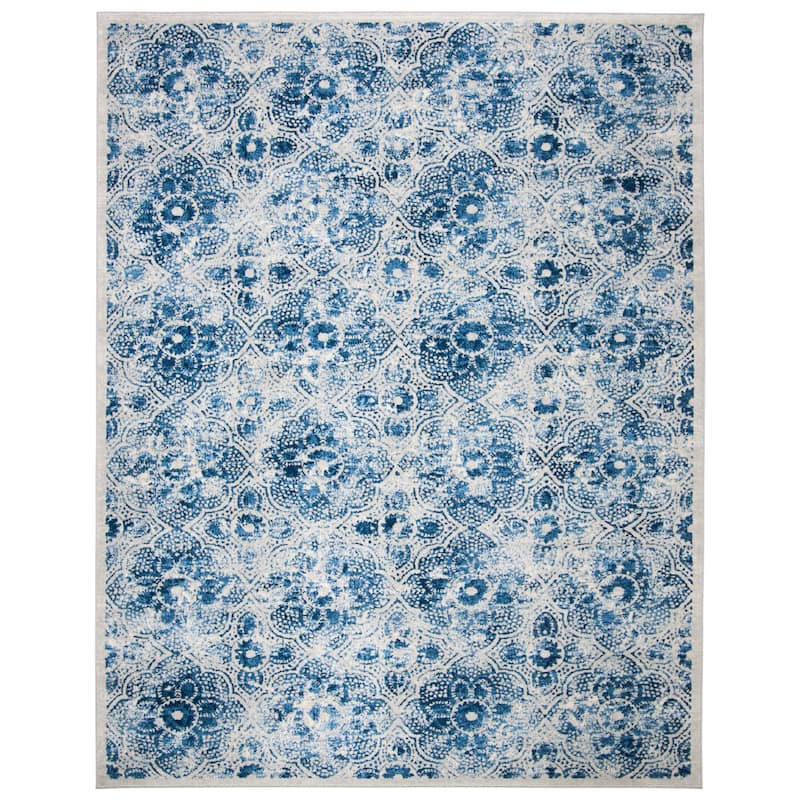 Martha Stewart by SAFAVIEH Faigel Traditional Rug - 10' x 13' - Cream/Blue