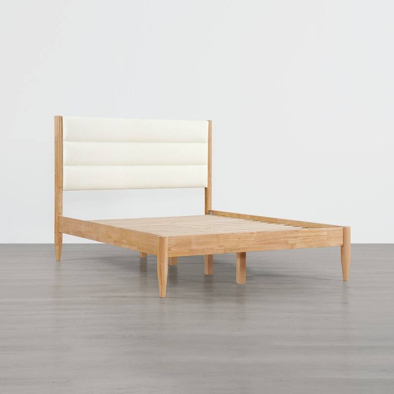 Mason Upholstered Platform Bed Frame with Headboard