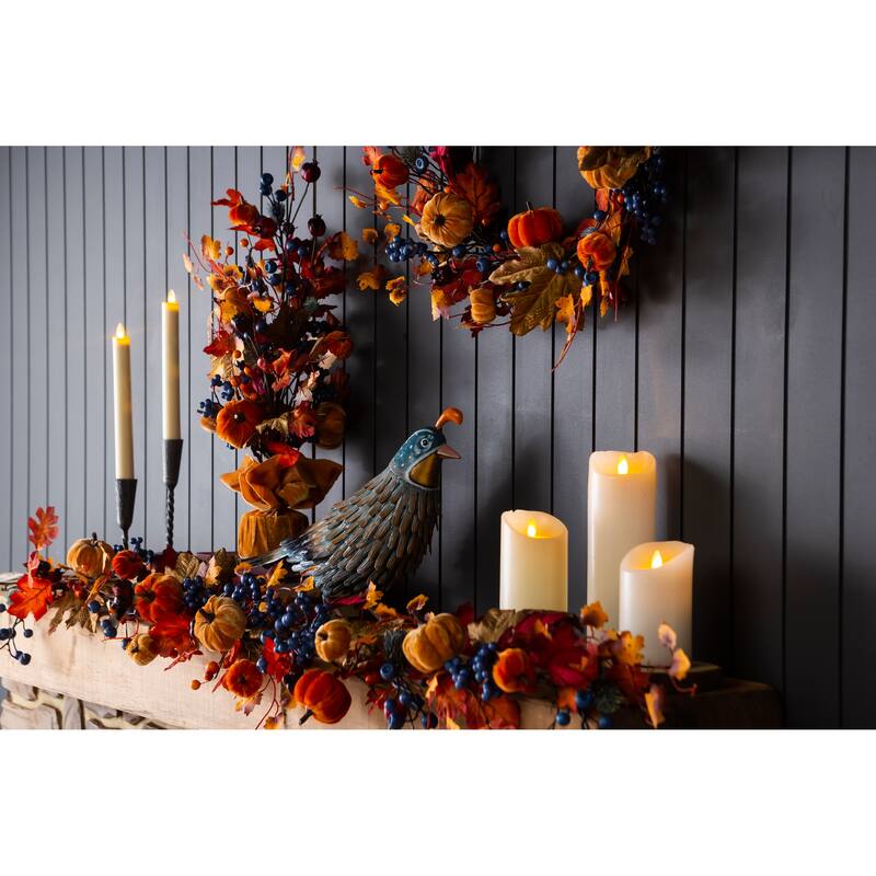 Harvest Pumpkin Wreath