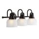 preview thumbnail 96 of 113, Shirley Metal/Glass LED Vanity Light, by JONATHAN Y