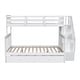 preview thumbnail 4 of 8, Modern Style Twin-Over-Full Bunk Bed with Twin size Trundle Bed, Staircase with Storage, White