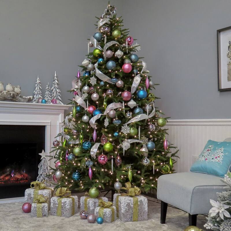 National Tree Company 7.5 ft. Fraser Grande Pre-lit Artificial Christmas Tree - 7.5 Foot