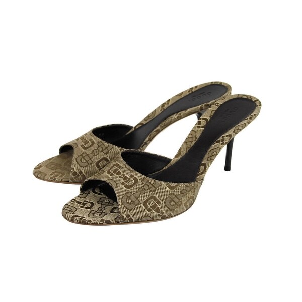 gucci print sandals