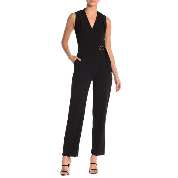 tahari black jumpsuit