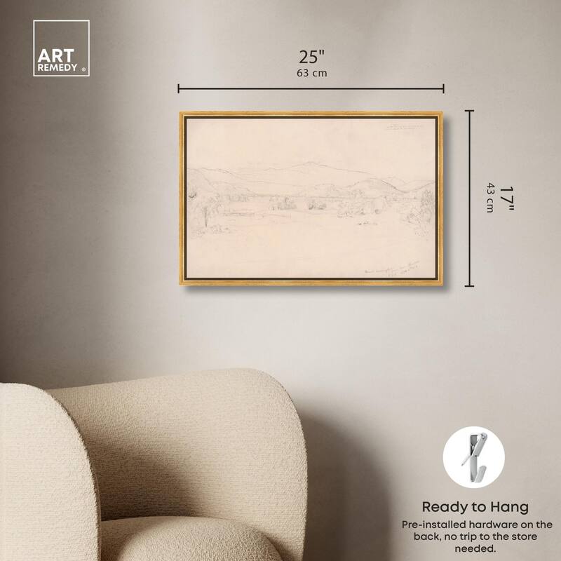 Study for View Mt. Washington Canvas by Art Remedy