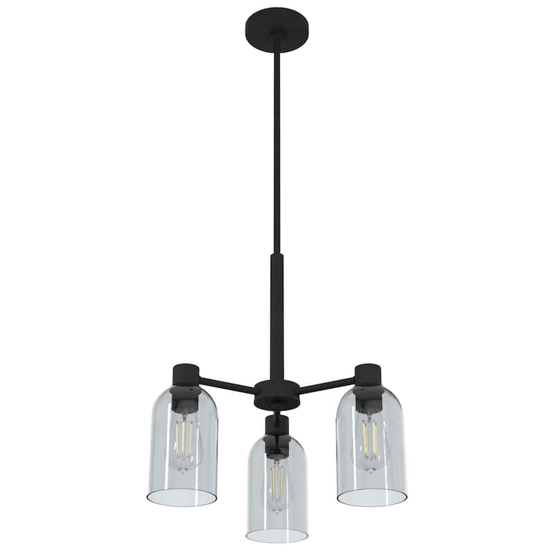 Hunter Lochemeade 3-Light Chandelier - Kitchen-Dining Table, Entry - Modern Farmhouse, Contemporary, Industrial