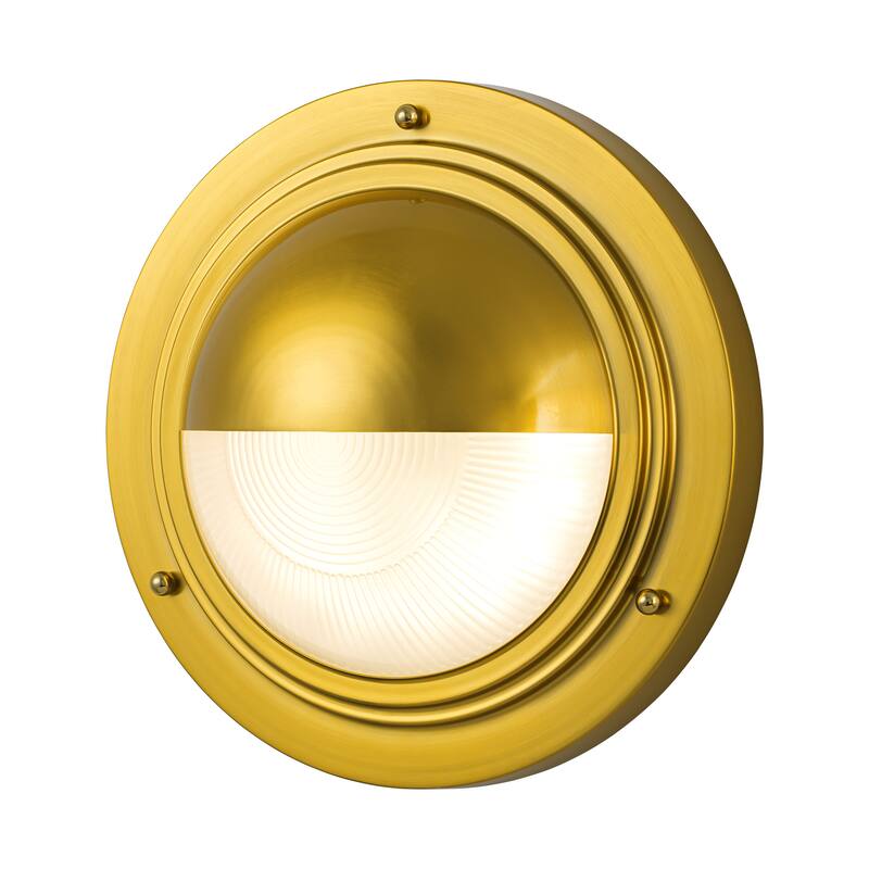 C Cattleya Integrated LED 3CCT Wall Sconce with Frosted Glass - 7-inch - Brushed-Gold
