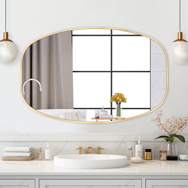 Oval Wall Mirror Bathroom Mirror for Over Sink