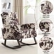 preview thumbnail 42 of 105, HOMYKA Rocking Chair for Nursery with Footrest
