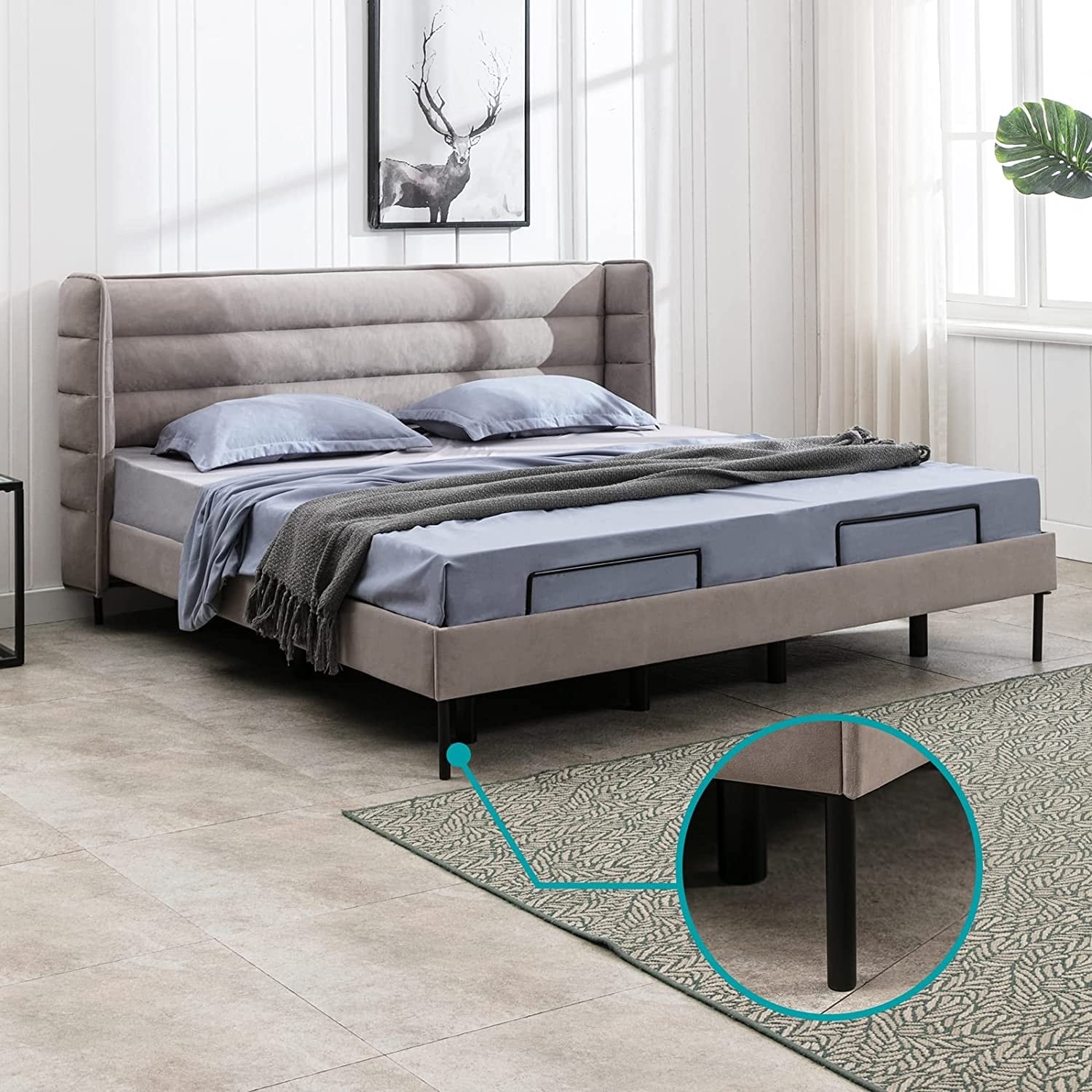 Electric shop platform bed