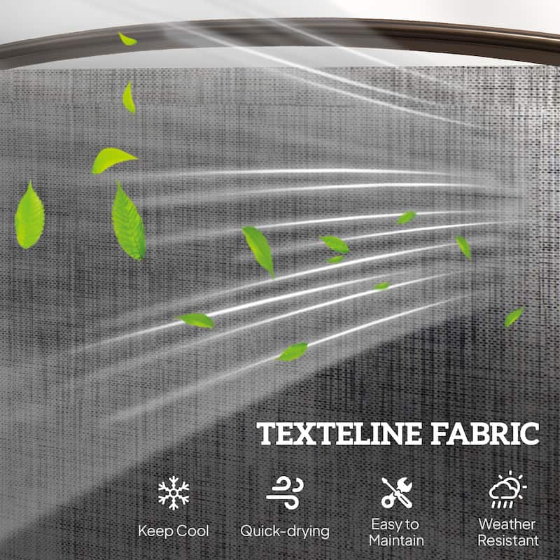 GDFStudio - Nolan Relaxed Outdoor Glider Swing Seating Set with Integrated Table - Coffee Table+Chairs