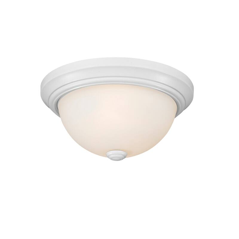 Millennium Lighting Metal 2 Light Flush Mount Ceiling Fixture in Multiple Finishes